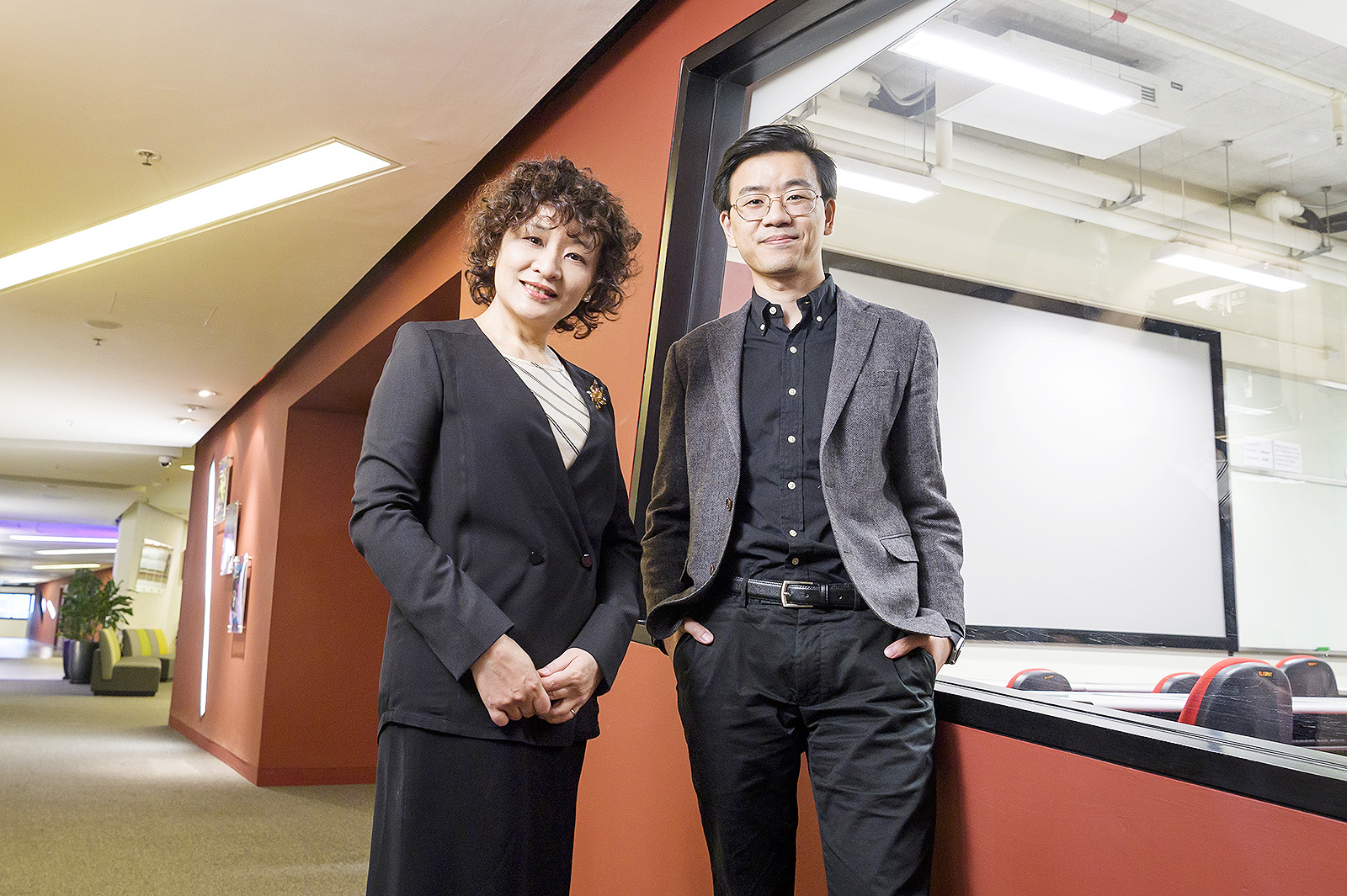 Professor Huang and Dr Wang.