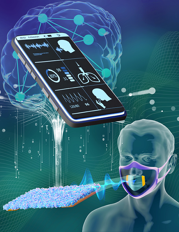 The IoT smart mask can detect various respiratory sounds, including breathing, speaking and coughing, using deep learning, thus helping to improve personal and public health.