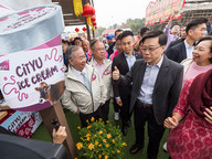 CityUHK introduces locally made dairy products in the Lam Tsuen Well-Wishing Night Market