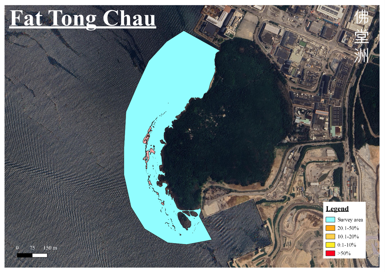Figure 3: Mapping result of Fat Tong Chau