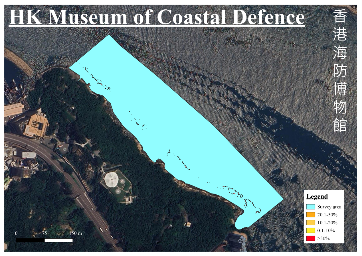 Figure 7: Mapping result of Hong Kong Museum of Coastal Defence